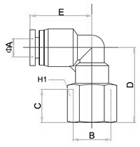 Female Elbow Push To Connect Fittings, Imperial Tube Air Fittings, Imperial Hose Push To Connect Fittings, NPT Pneumatic Fittings, Inch Brass Air Fittings, Inch Tube push in fittings, Inch Pneumatic connectors, Inch all metal push in fittings, Inch Air Flow Speed Control valve, NPT Hand Valve, Inch NPT pneumatic component